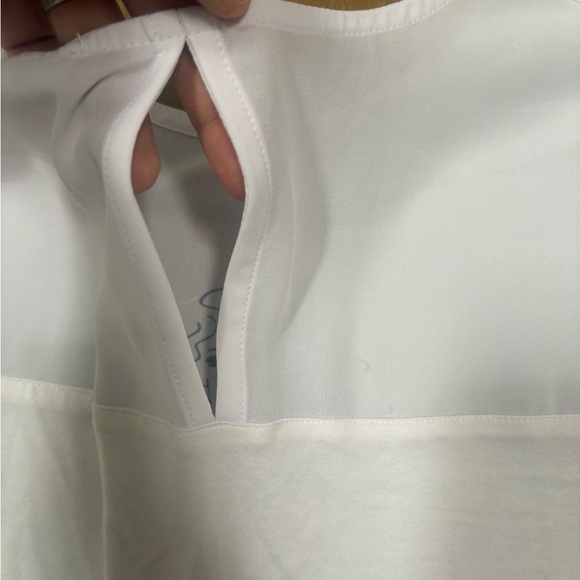 Dolcezza White Blouse with Fun Design and Rhinestone Accents - Picture 7 of 10